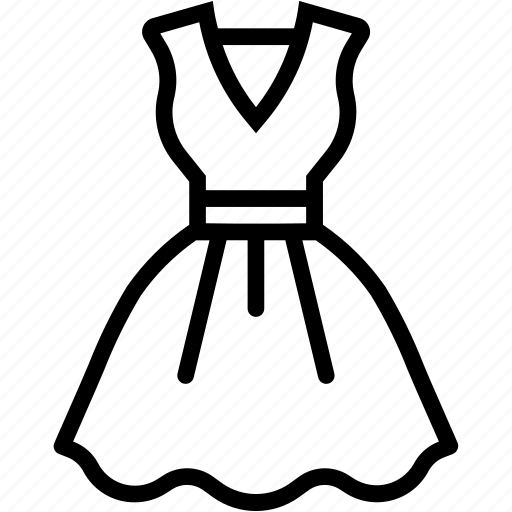 Clothing, dress, frock, gown, woman icon - Download on Iconfinder