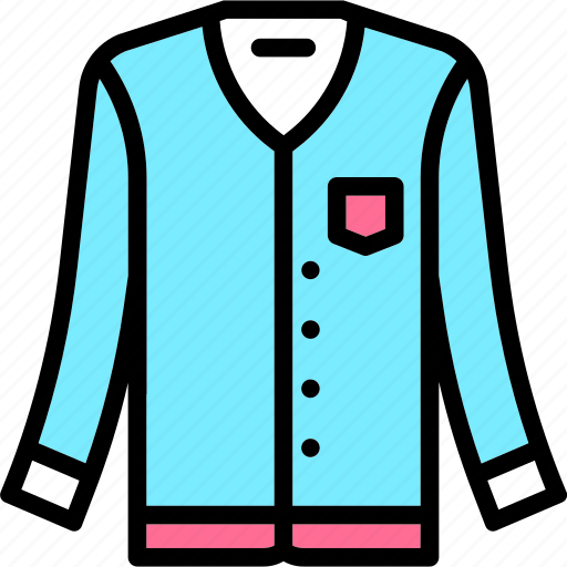 Cardigan, clothing, long, shirts, sleeve icon - Download on Iconfinder