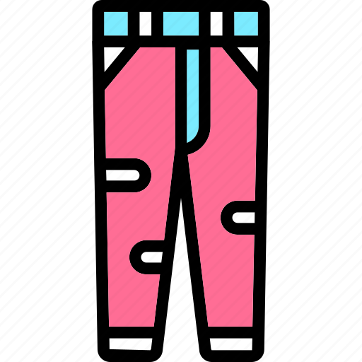 Clothing, items, jeans, pants, trousers icon - Download on Iconfinder