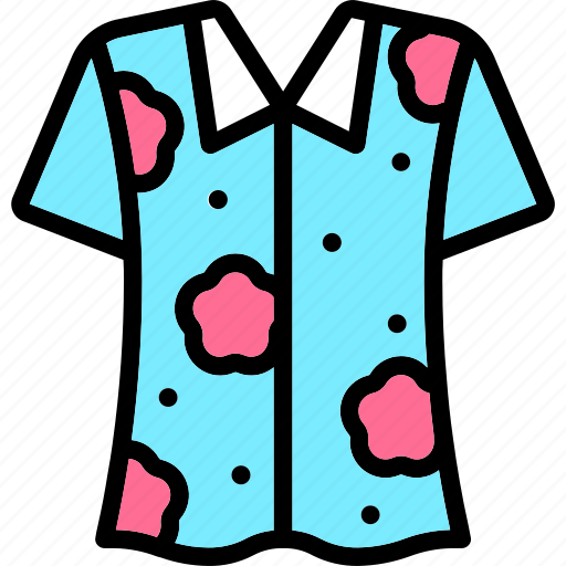Aloha, beachwear, clothing, hawaiian, shirt icon - Download on Iconfinder