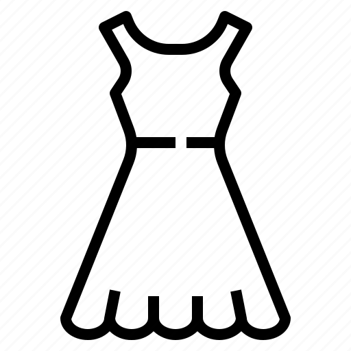 Dress, woman, clothing, clothes, garment, wedding, bride icon - Download on Iconfinder