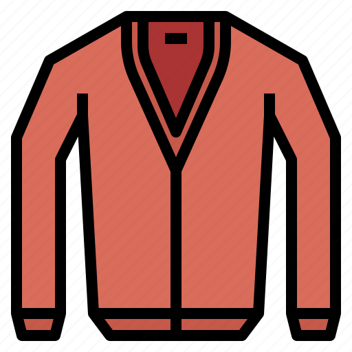 Cardigan, long, sleeve, clothing, clothes, garment, fashion icon - Download on Iconfinder