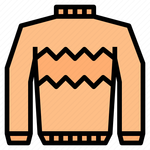 Sweater, long, sleeve, clothing, clothes, jacket, coat icon - Download on Iconfinder
