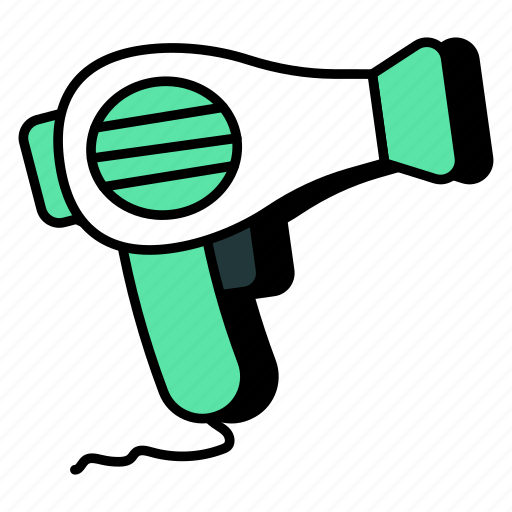 Hairdryer, dryer machine, electronic, blowdryer, appliance icon - Download on Iconfinder