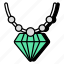 necklace, choker, jewelry, gemstone, ornament 