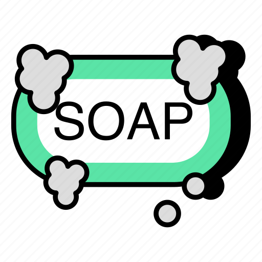 Soap, soap bar, hygiene, surfactant, simple object access protocol icon - Download on Iconfinder