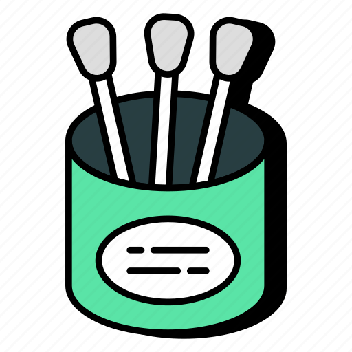 Earsticks, cotton buds, cotton swab, hygiene, cleaning tool icon - Download on Iconfinder