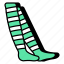 stockings, footwear, footgear, footpiece, clothing accessory