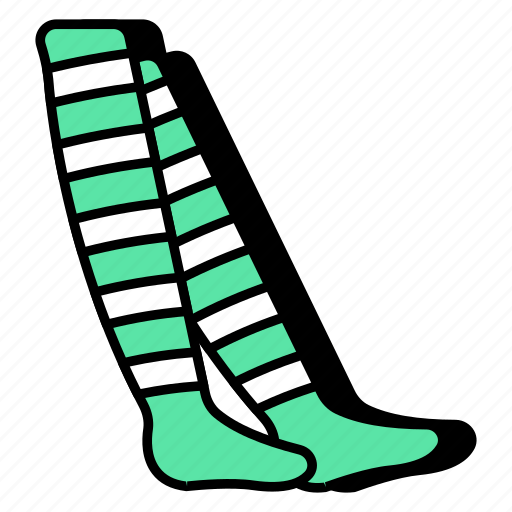 Stockings, footwear, footgear, footpiece, clothing accessory icon - Download on Iconfinder