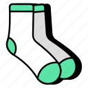 socks, footwear, footgear, footpiece, clothing accessory