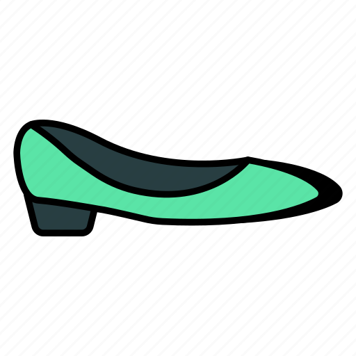 Flat boot, flat shoe, footwear, footpiece, footgear icon - Download on Iconfinder