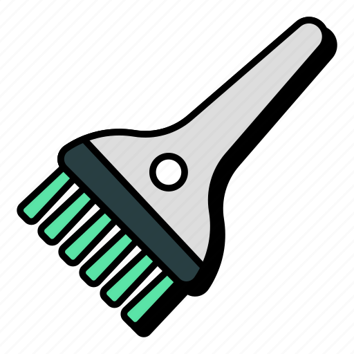 Hair dye brush, cosmetic, accessory, equipment, tool icon - Download on Iconfinder
