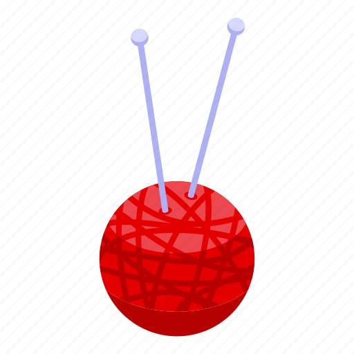 Ball, thread, isometric icon - Download on Iconfinder