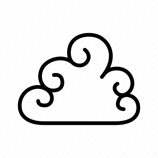 Cloud, saga, asian, sky, retro icon - Download on Iconfinder
