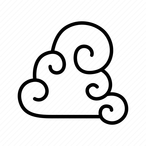 Cloud, curl, sky, dream, retro icon - Download on Iconfinder