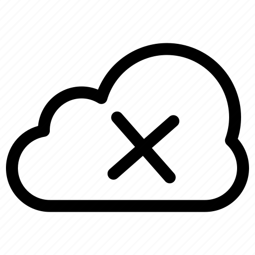 Close, cloud, data, not connected, weather icon - Download on Iconfinder