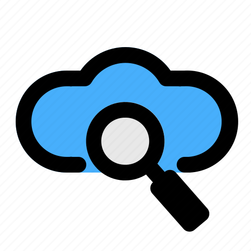 Cloud, communication, data, network, searching, storage icon - Download on Iconfinder