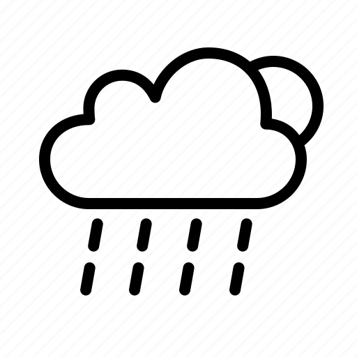 Cloud, night, rainy, rainy night, weather icon - Download on Iconfinder