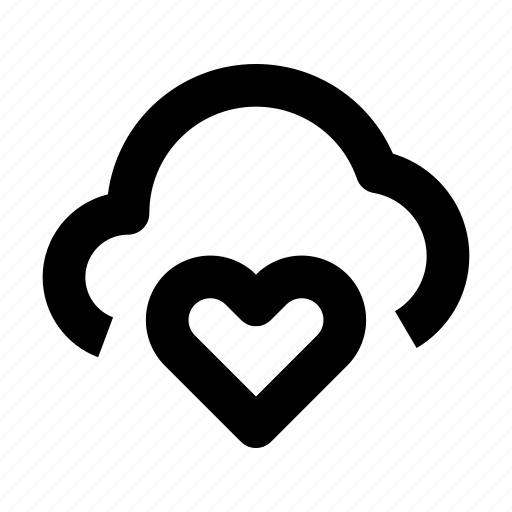 Cloud, heart, database icon - Download on Iconfinder