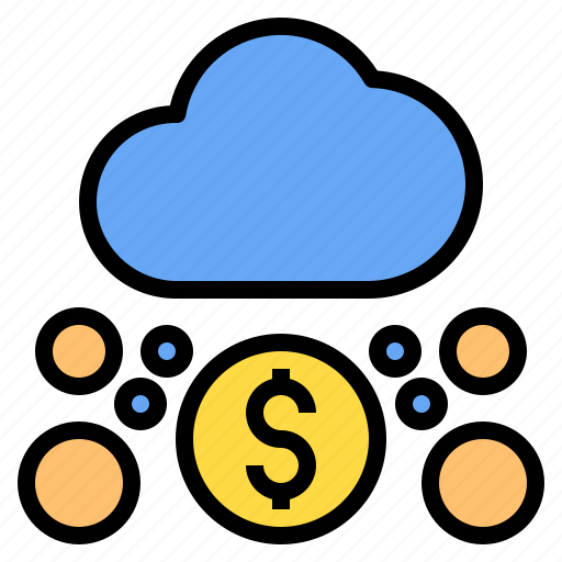 Cloud, dollar, mark, rain, sunny, time, windy icon - Download on Iconfinder