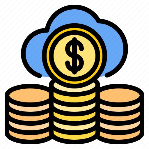 Cloud, dollar, mark, rain, sunny, time, windy icon - Download on Iconfinder