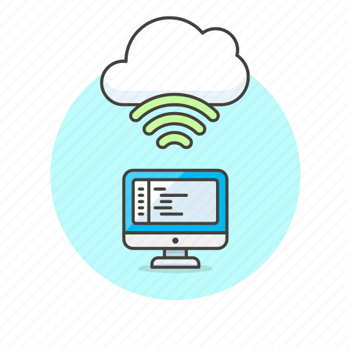 Cloud, computer, connection, programming, wireless, code, file icon - Download on Iconfinder