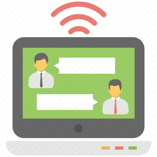 Live chat, online chat, online commenting, wifi chatting, wireless communication icon - Download on Iconfinder
