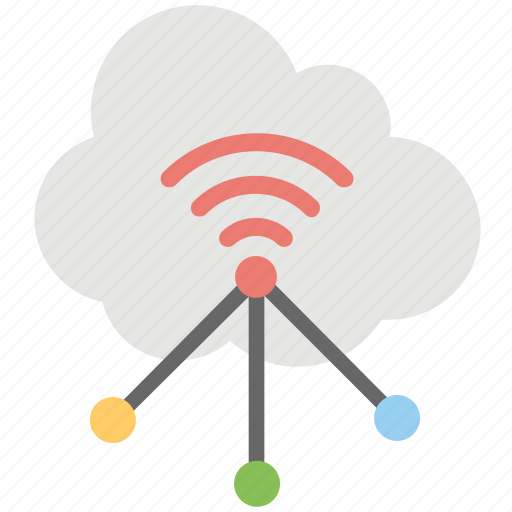 Cloud signals, hotspot, wifi connected, wifi network, wifi signals icon - Download on Iconfinder