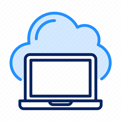 Backup, cloud, laptop icon - Download on Iconfinder