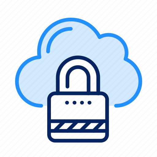 Cloud, lock, protection icon - Download on Iconfinder