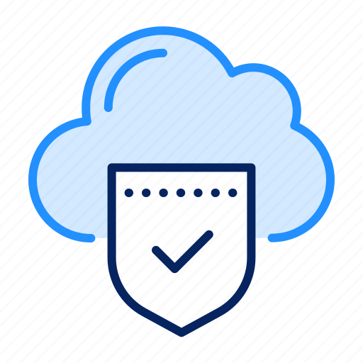 Cloud, safety, shield icon - Download on Iconfinder