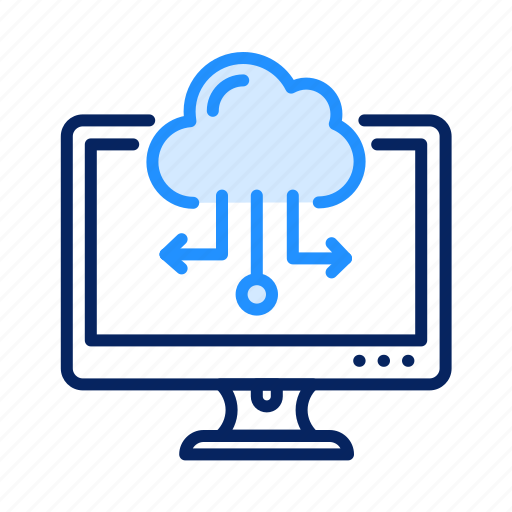 Cloud, computer, sync icon - Download on Iconfinder