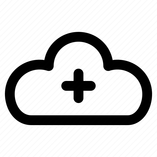 Cloud, add, file, database, server icon - Download on Iconfinder