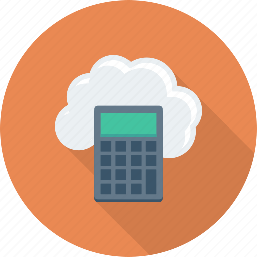 Calc, calculate, calculation, calculator, cloud, education, math icon - Download on Iconfinder