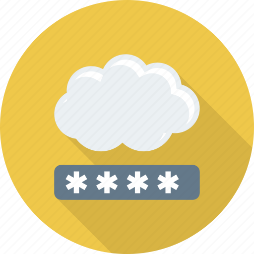 Cloud, network, password, privacy icon - Download on Iconfinder