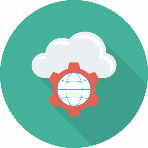 Cloud, communication, earth, global, globe, setting icon - Download on Iconfinder