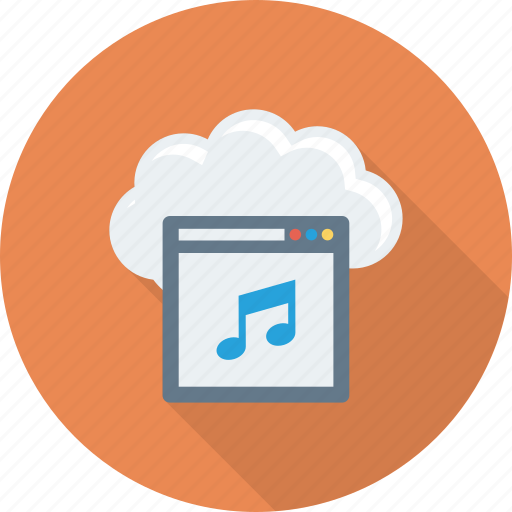 Cloud, internet, music, note, player, weather, web icon - Download on Iconfinder