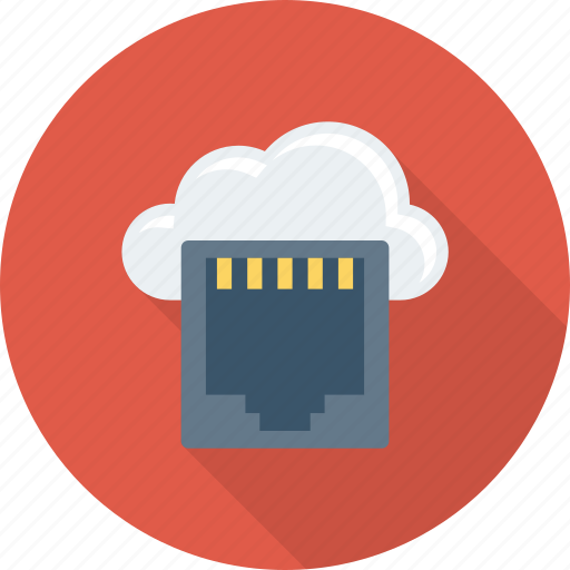 Cloud, connecter, connector, dsl, lan, network icon - Download on Iconfinder