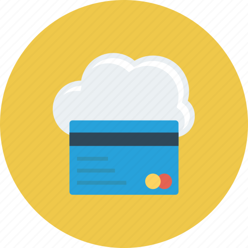 Cloud, debit, online, with icon - Download on Iconfinder