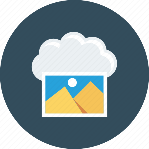 Cloud, image, photo, storage icon - Download on Iconfinder