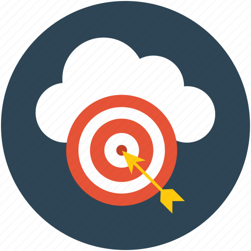 Arrow, center, dartboard, goal, hit, optimization aim, success icon - Download on Iconfinder