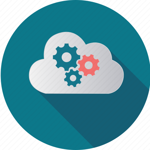Cloud, computer, computing, gears, information, meeting, security icon - Download on Iconfinder