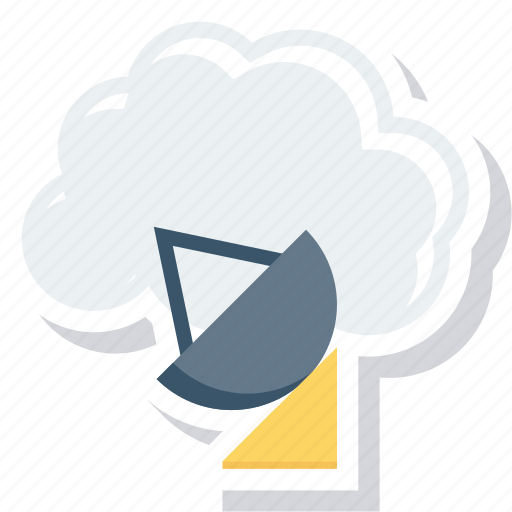 Antenna, broadcasting, cloud, dish, satellite, space, technology icon - Download on Iconfinder