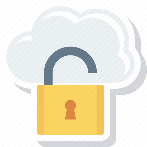 Cloud, hosting, storage, unlock icon - Download on Iconfinder
