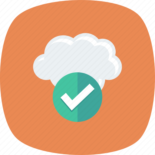 Approve, check, checkmark, cloud icon - Download on Iconfinder