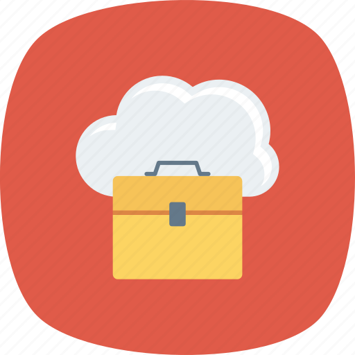 Bag, briefcase, business, case, cloud, job, portfolio icon - Download on Iconfinder