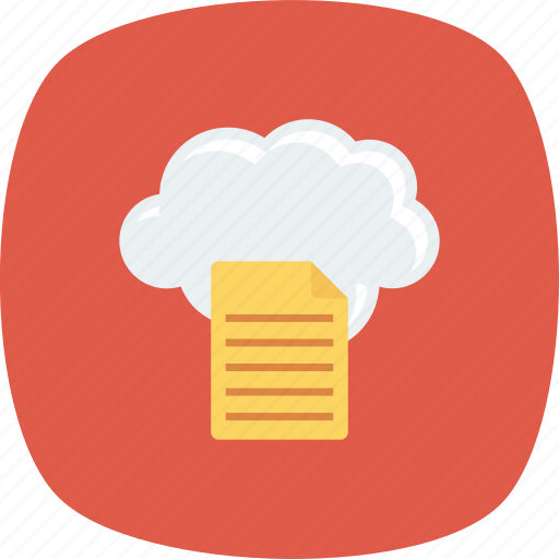 Cloud, document, file, upload icon - Download on Iconfinder
