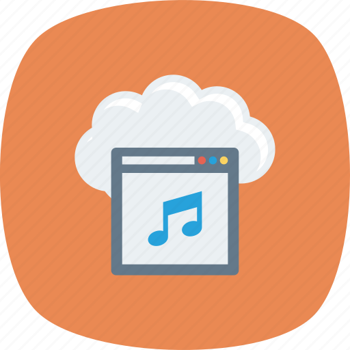 Cloud, internet, music, note, player, weather, web icon - Download on Iconfinder