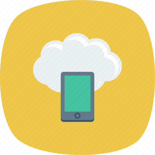 Cloud, iphone, mobile, phone, smartphone icon - Download on Iconfinder