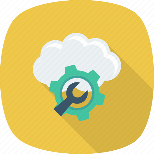 Admin, cloud, gears, setting icon - Download on Iconfinder